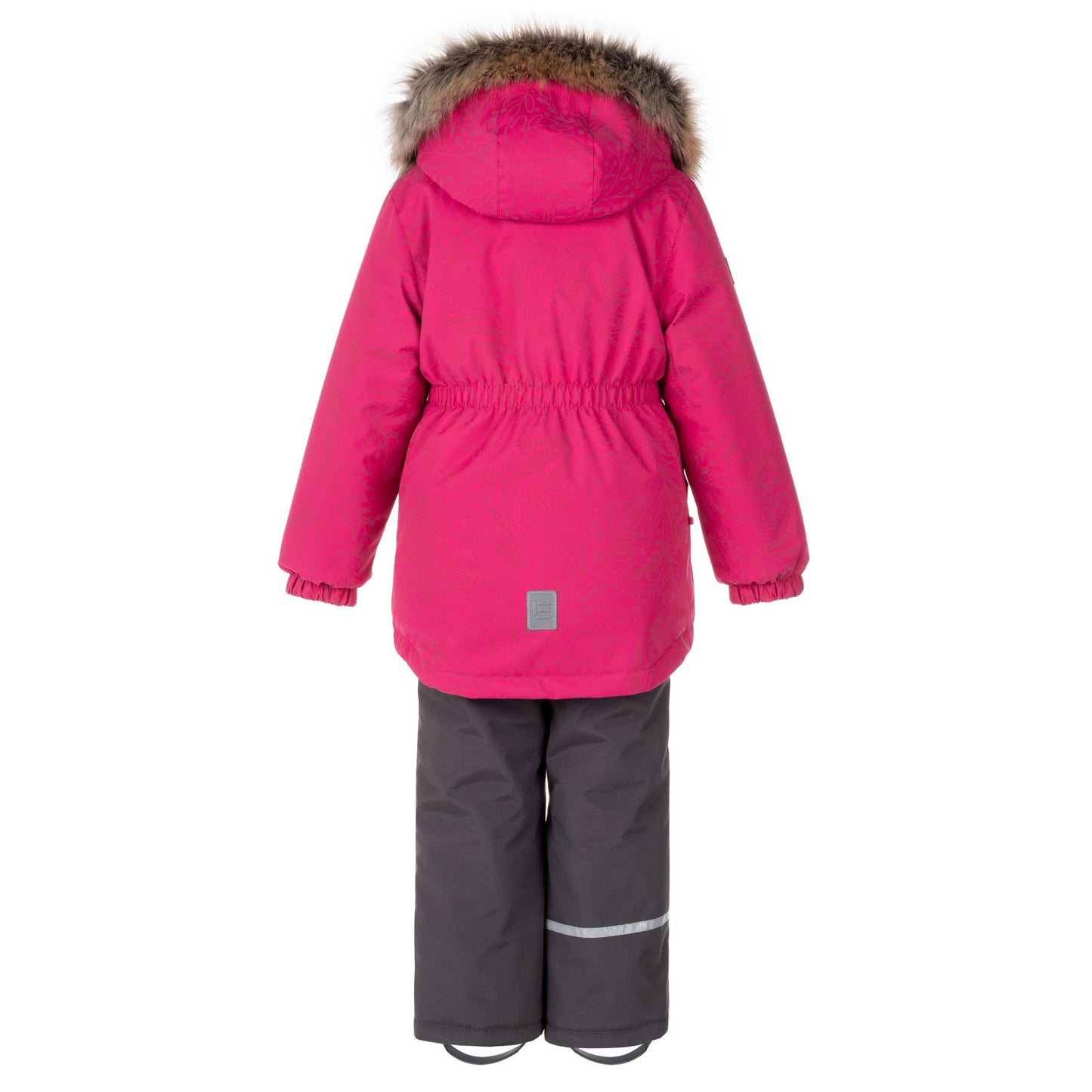 ЗИМНИЙ КОМПЛЕКТ ДЛЯ ДЕВОЧЕК ИЗ СВЕТООТРАЖАЮЩЕЙ ТКАНИ